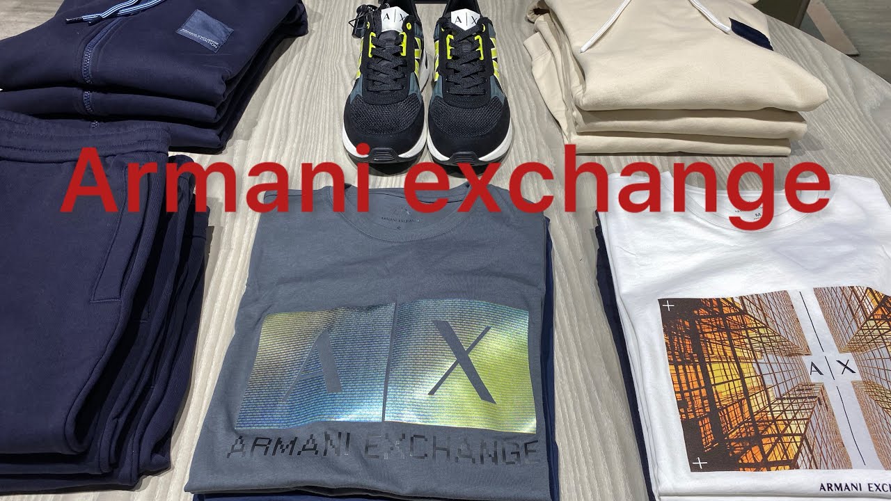[4k] Armani Exchange new clothes and shoes collection