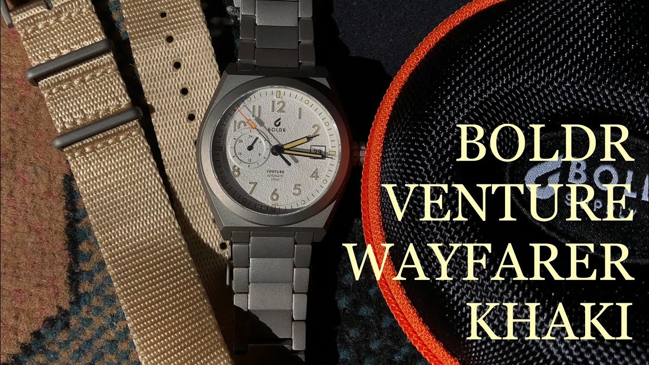 BOLDR Venture Wayfarer Khaki review and unbox + titanium bracelet
