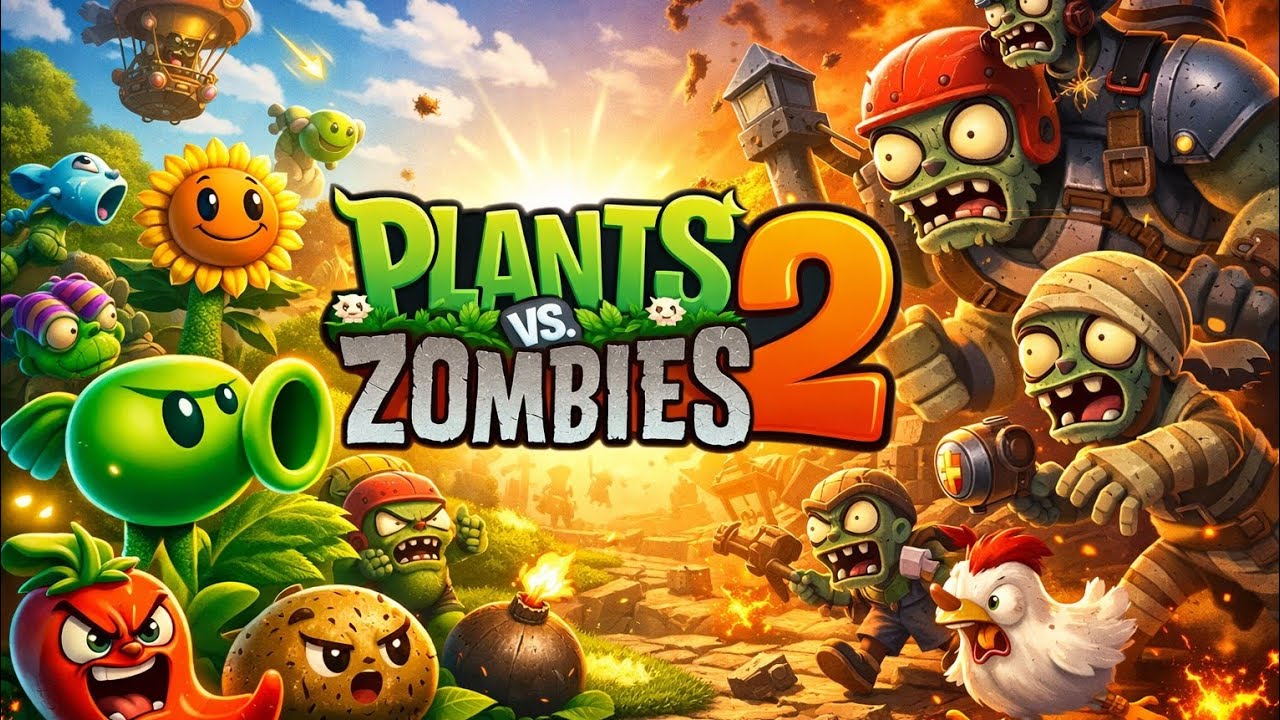 PLANTS vs ZOMBIES 2 Gameplay 🌱💥 Epic Battle Against Crazy Zombies