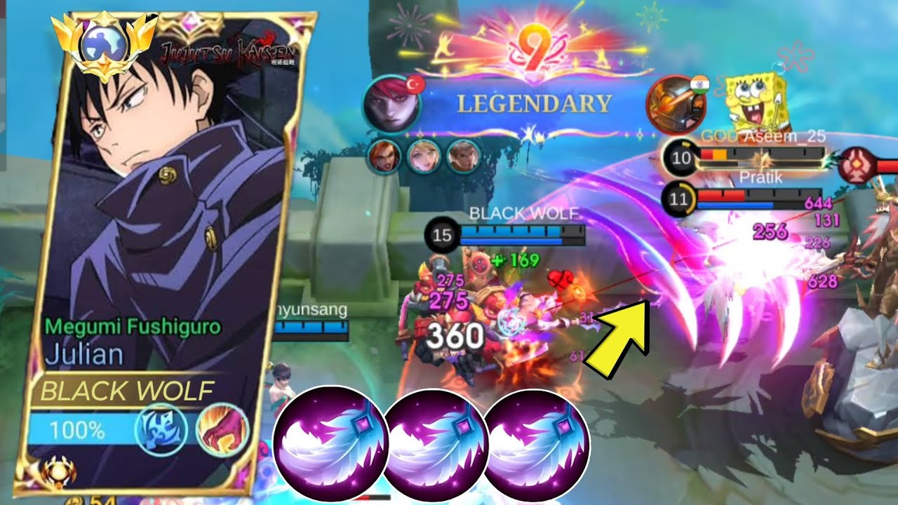 10x LENGENDARY!! Julian Perfect LifeSteal Build And Emblem 2026!! - Top 1 Global Julian ~ MLBB