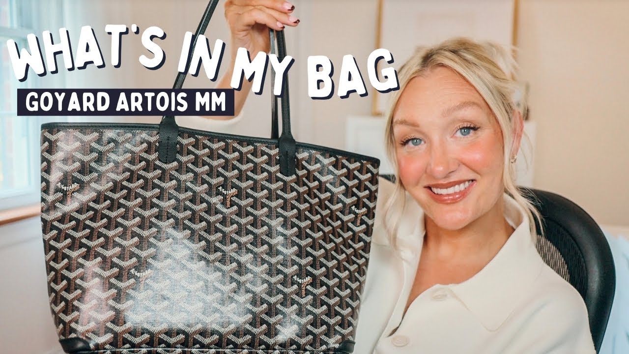 WHAT'S IN MY BAG | GOYARD ARTOIS MM | Laura-Lee