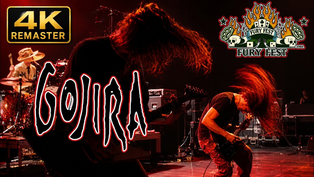 GOJIRA – The FURY FEST 2003 STORM [4K UHD REMASTER]