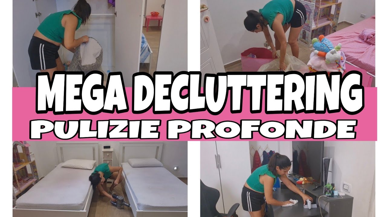 OGNI VOLTA LA STESSA STORIA/MEGA DECLUTTERING/PULIZIE / CAMERETTA NEL CAOS #pulisciconme #dailyvlog 