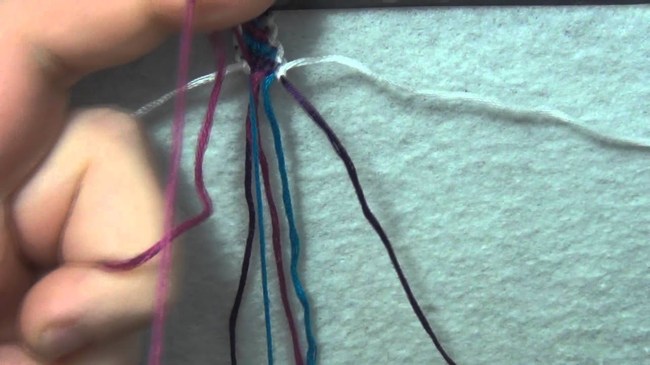 ► Bordered Chevron & Candy Stripe -  Friendship Bracelet Tutorial