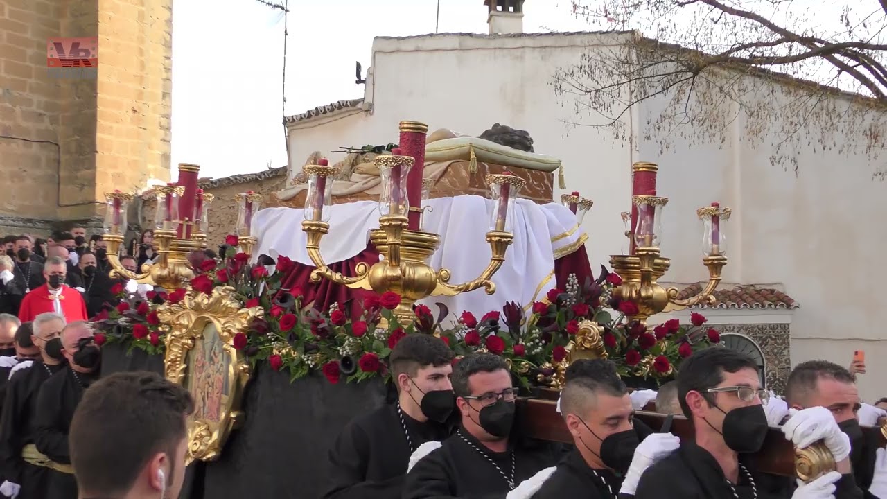 Santo Entierro. 4K.  Salida . Viernes Santo. Ronda 2022