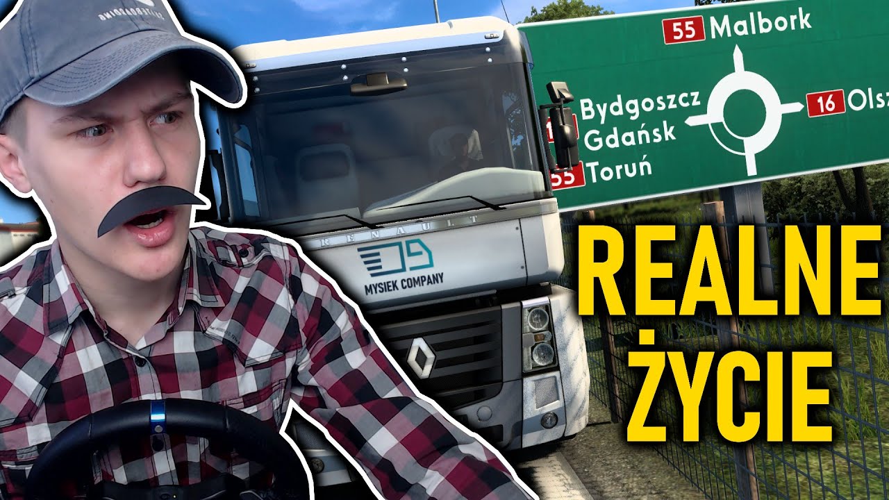PRAWDZIWE ŻYCIE w Euro Truck Simulator 2 | REALNA FIRMA!