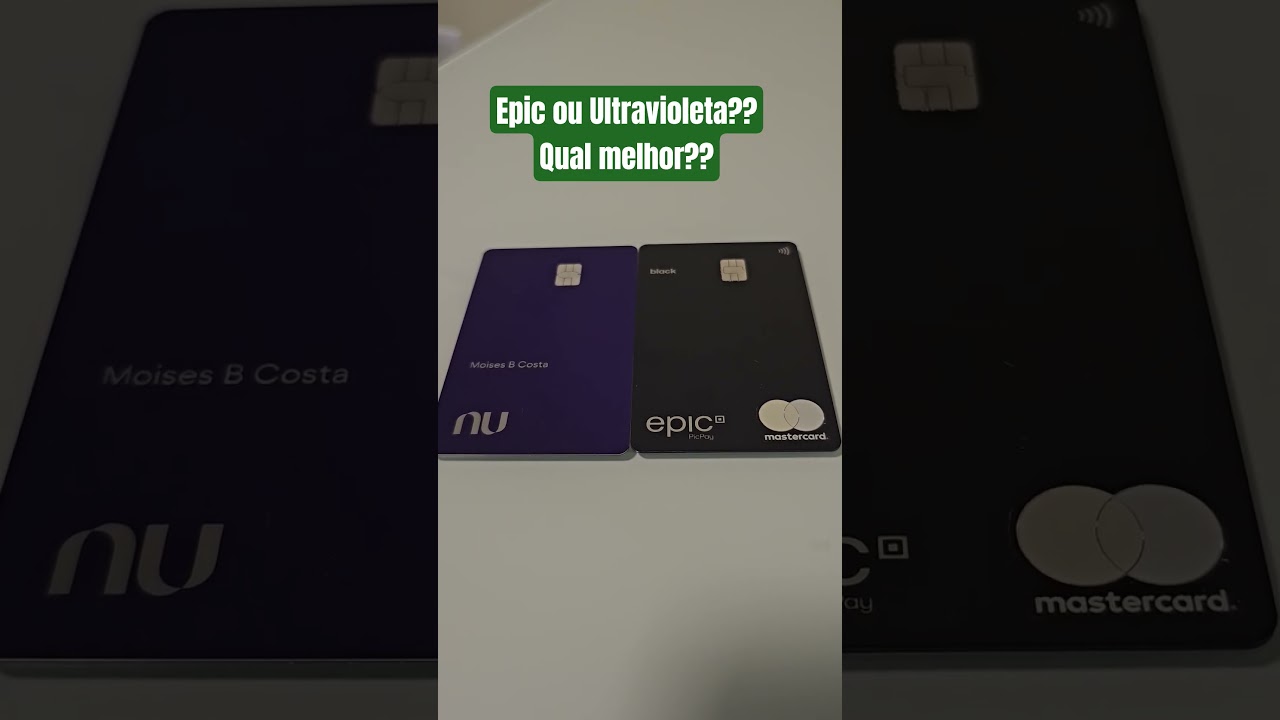 Epic ou Ultravioleta?  #cartaodecredito #cartaoblack #cart&atilde;o #picpay #milhasaereas  #ultravioleta