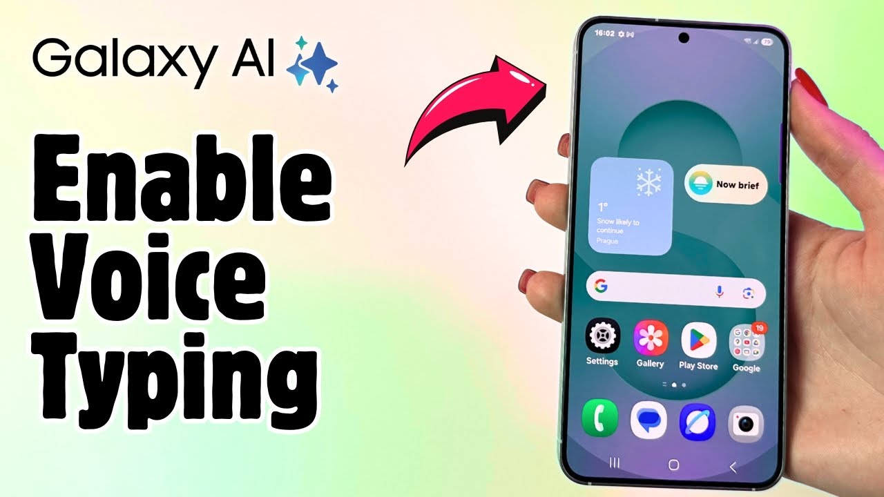 Samsung Galaxy S25 — как включить голосовое управление текстом