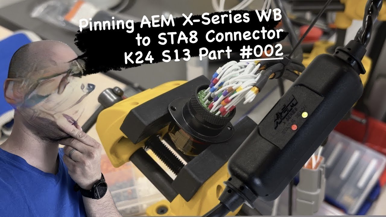 Pinning AEM X-Series WB to STA8 Connector K24 S13 Part 002