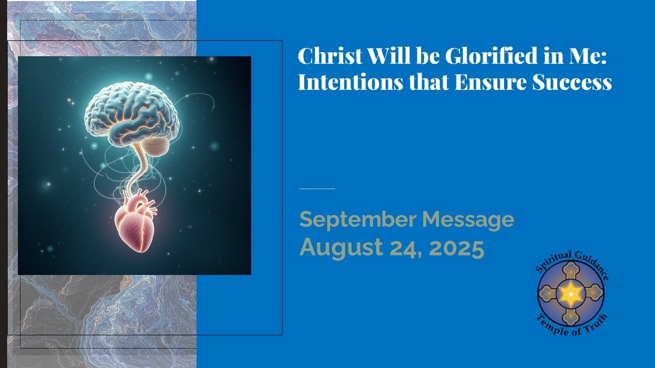 Christ Will be Glorified in Me: Intentions that Ensure Success