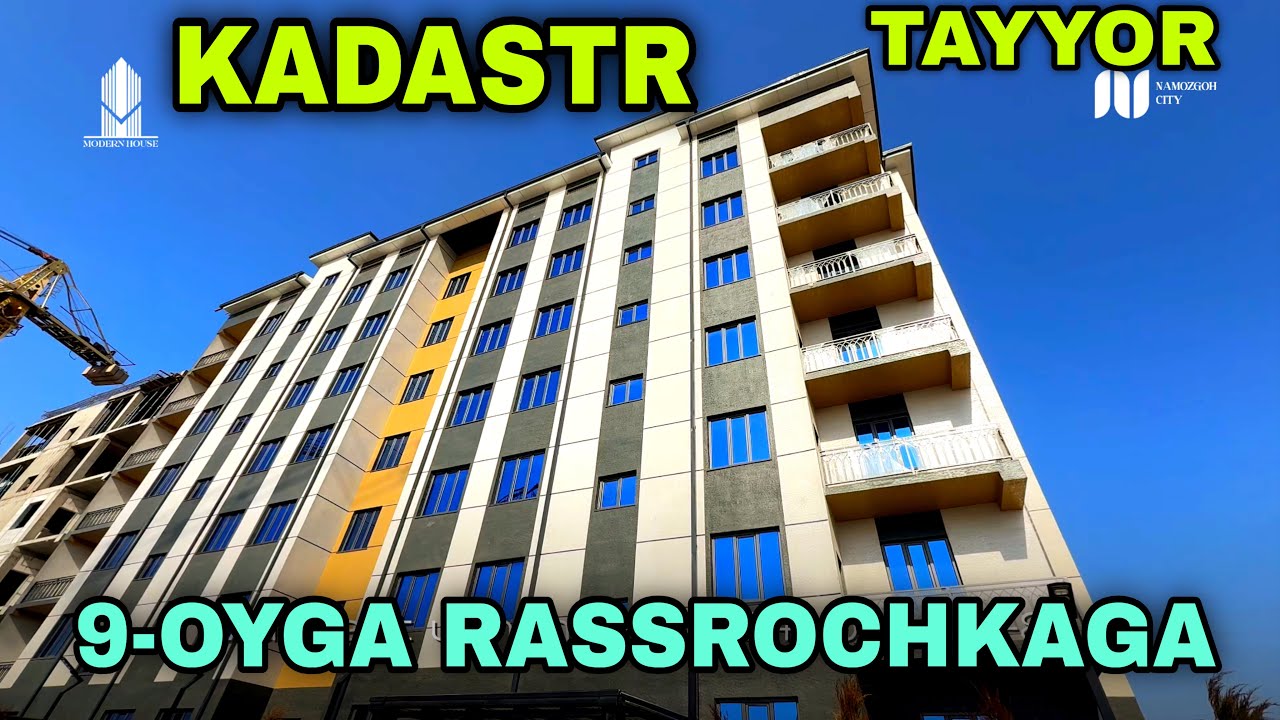 Namozgoh Sitidan Kadastri Bor Bo'lgan Kvartiralarni Naqd Va 9-Oyga Rassrochkaga Sotiladi Бухоро 