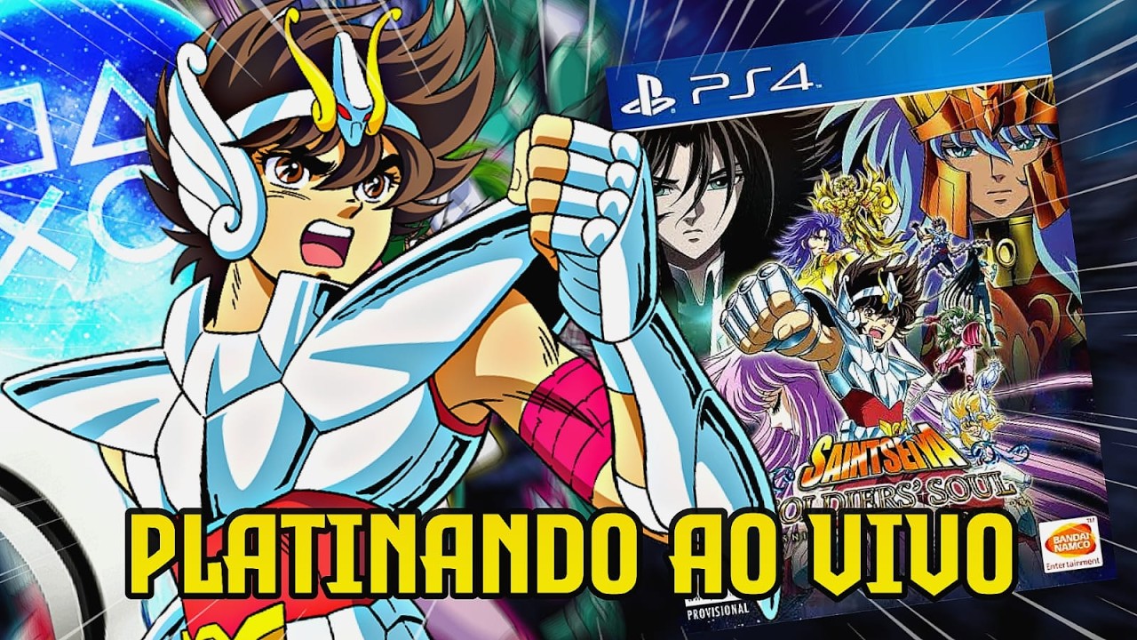 PLATINANDO O JOGO DE 500 REAIS DO CAVALEIROS DO ZODIACO  (PS5 Pro)