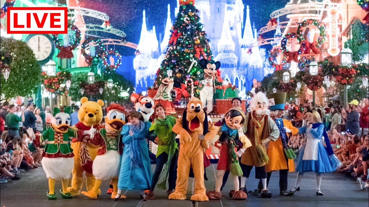 🔴 LIVE:  The FIRST Mickey&rsquo;s Very Merry Christmas Party of 2018! 🎄✨🎅🏻 || Walt Disney World