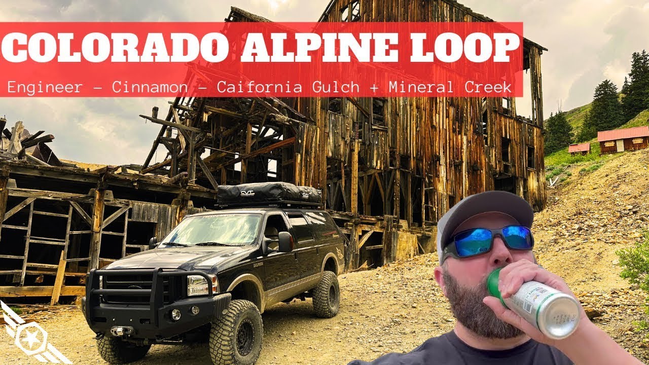 7.3 Power Stroke Ford Excursion on Alpine Loop - EPIC CAMPSITES! #excursion #powerstroke #overland