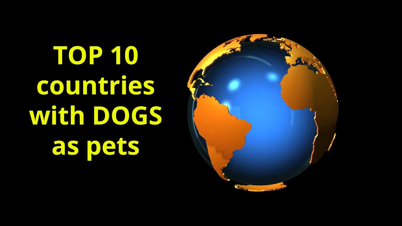 Top 10 countries with dogs as pets