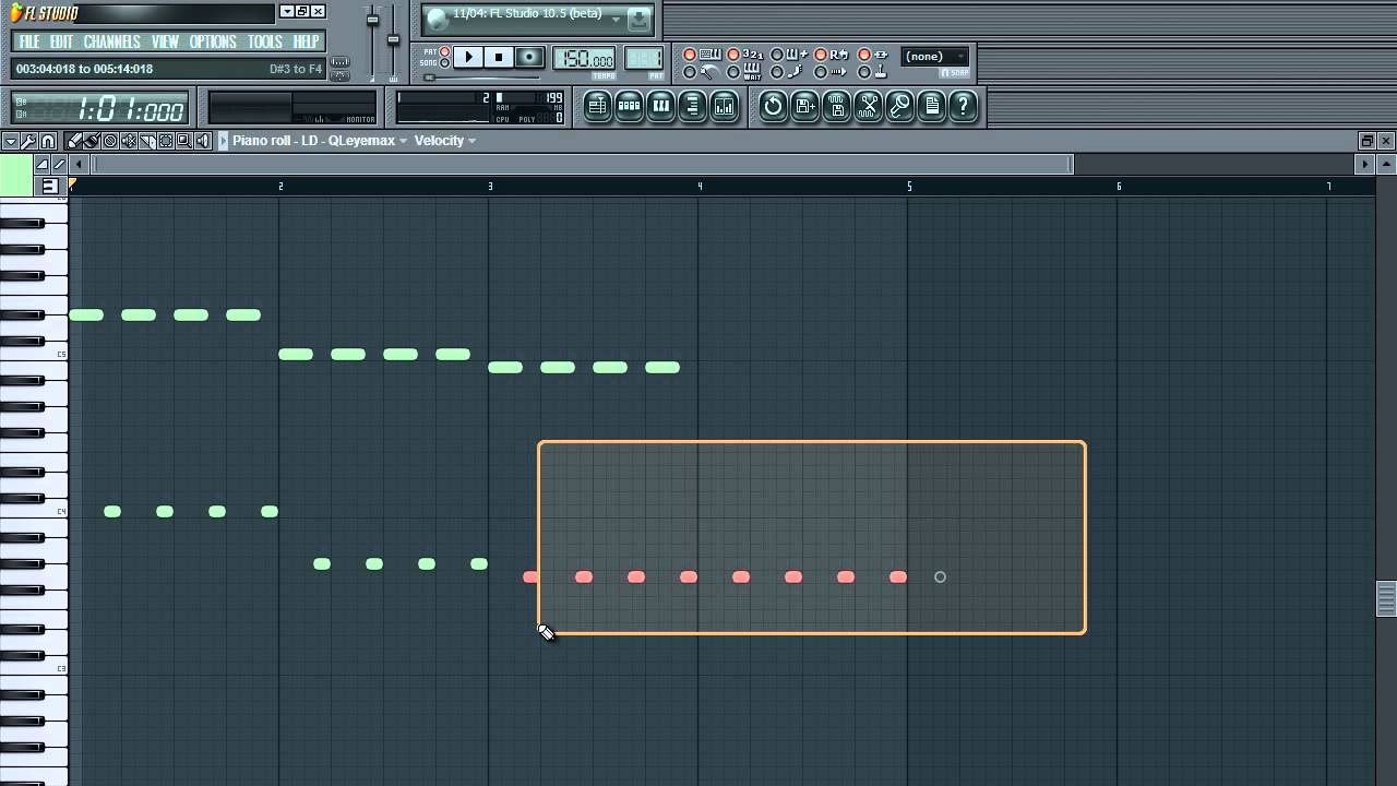 FL Studio: Melody/Bassline Tutorial - 1/3 Position