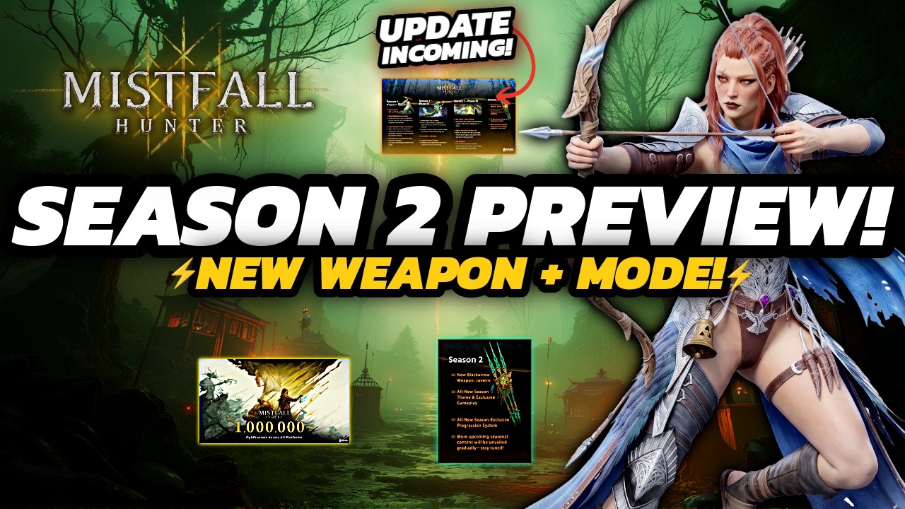 Mistfall Hunter - NEW Roadmap: Season 2 Preview, Solo Mode & August 6 Update