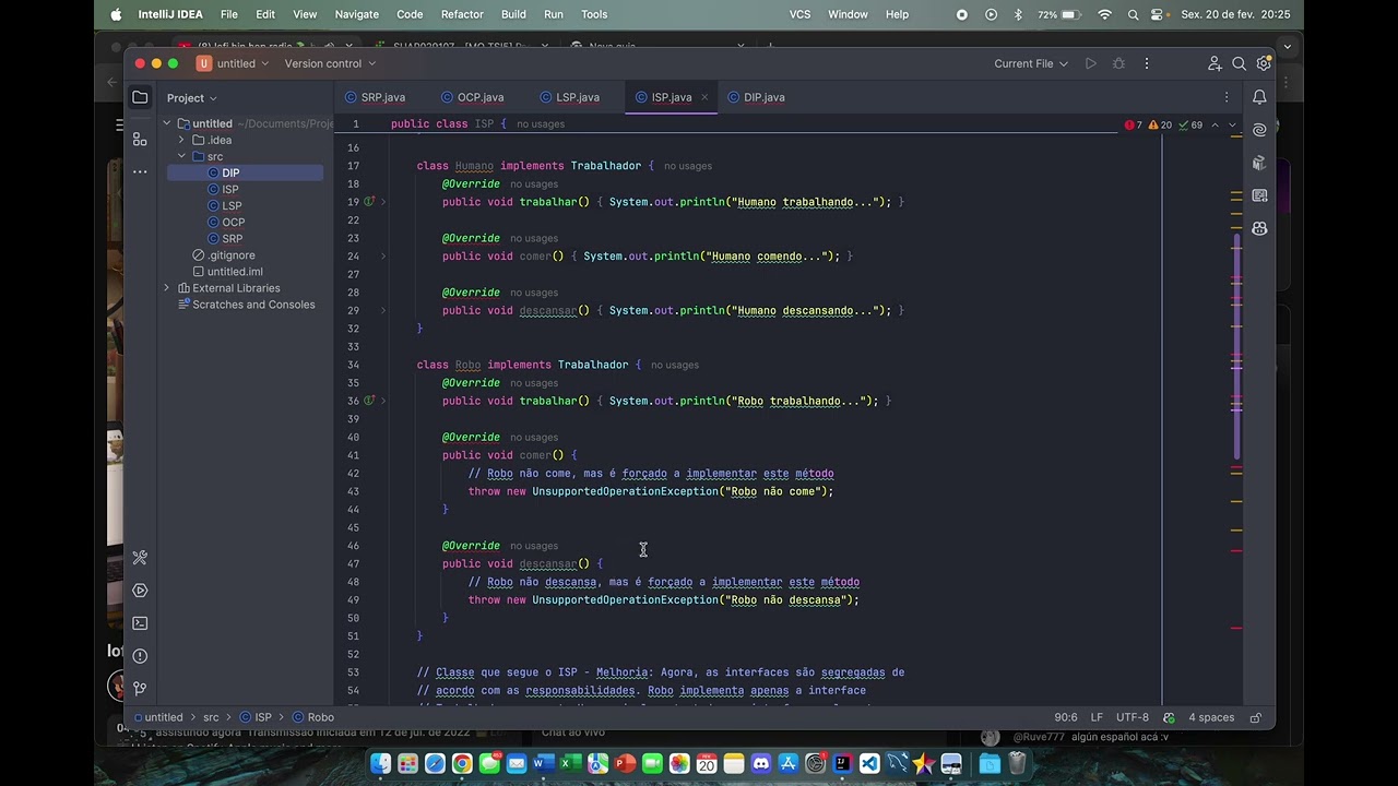 Java Solid - Implementação dos princípios