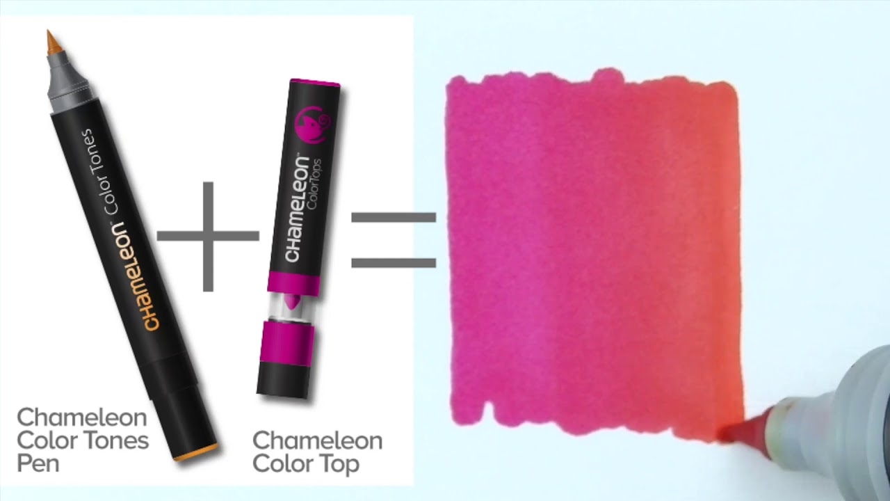 1 Chameleon Pen + 1 Color Top = amazing color blends!