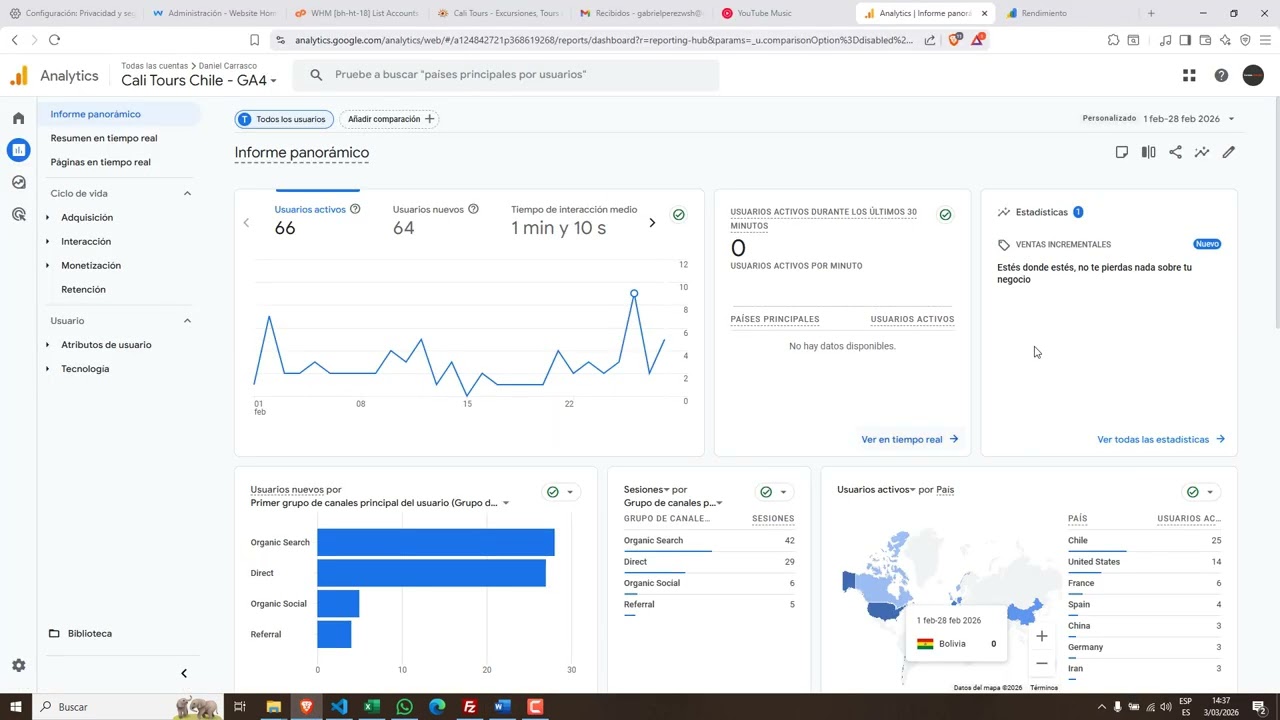 Informe SEO Calitourschile.com Febrero 2026