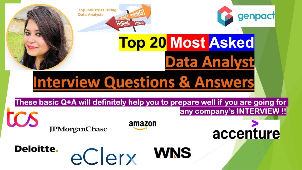 eClerx - Data Analyst Interview Q+A for Freshers & Experienced - Most Frequently asked 