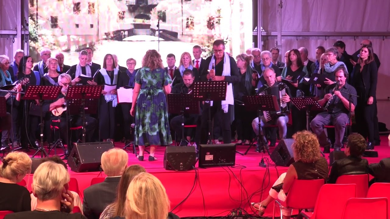 Ensemble & zbor Romjan (Vermegliano) INI & SPOMNIL SEM SE, text Pinko Tomažič, glasba Aljoša Saksida