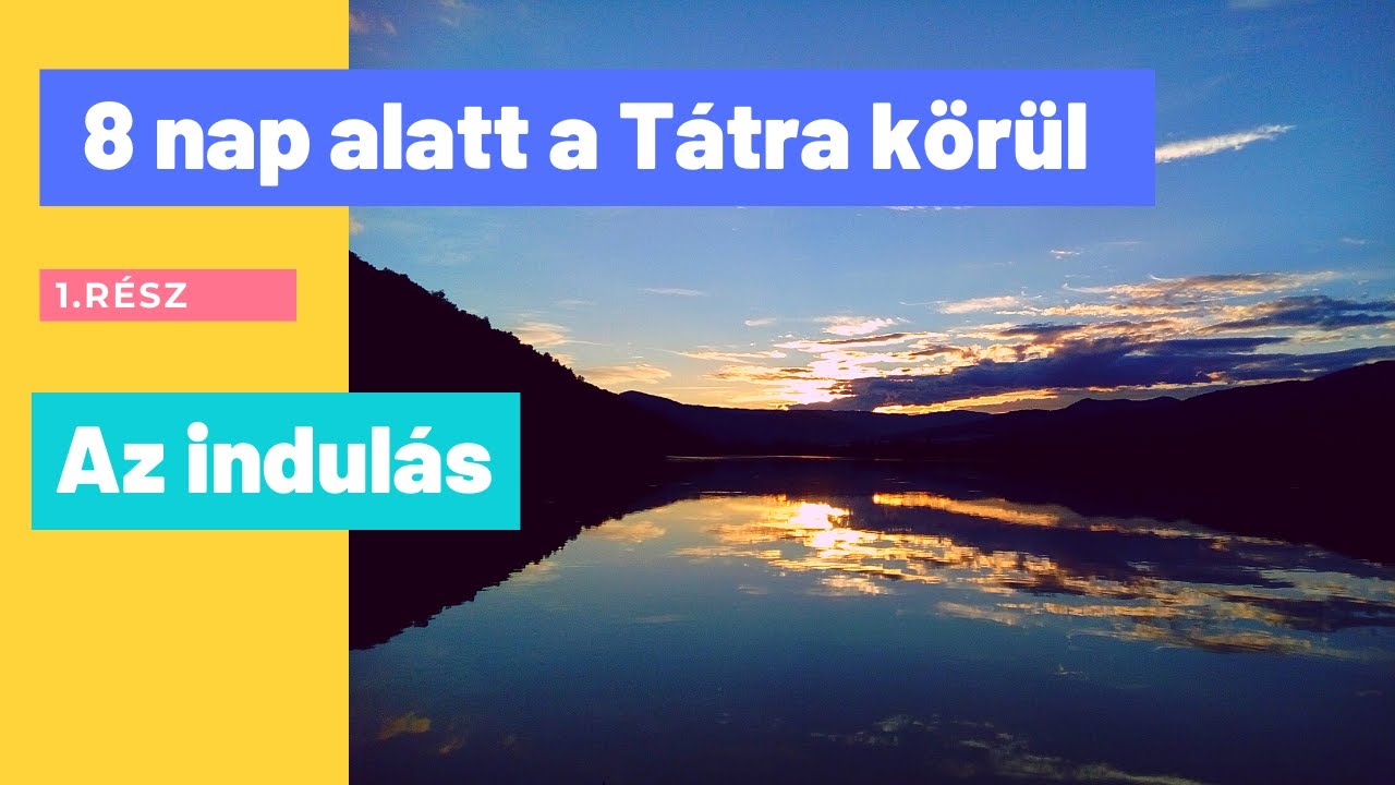 8 nap alatt a Tátra körül - Kerékpáros útifilm -  1. rész - Az indulás   ⁨@szabokrisztian78 ⁩