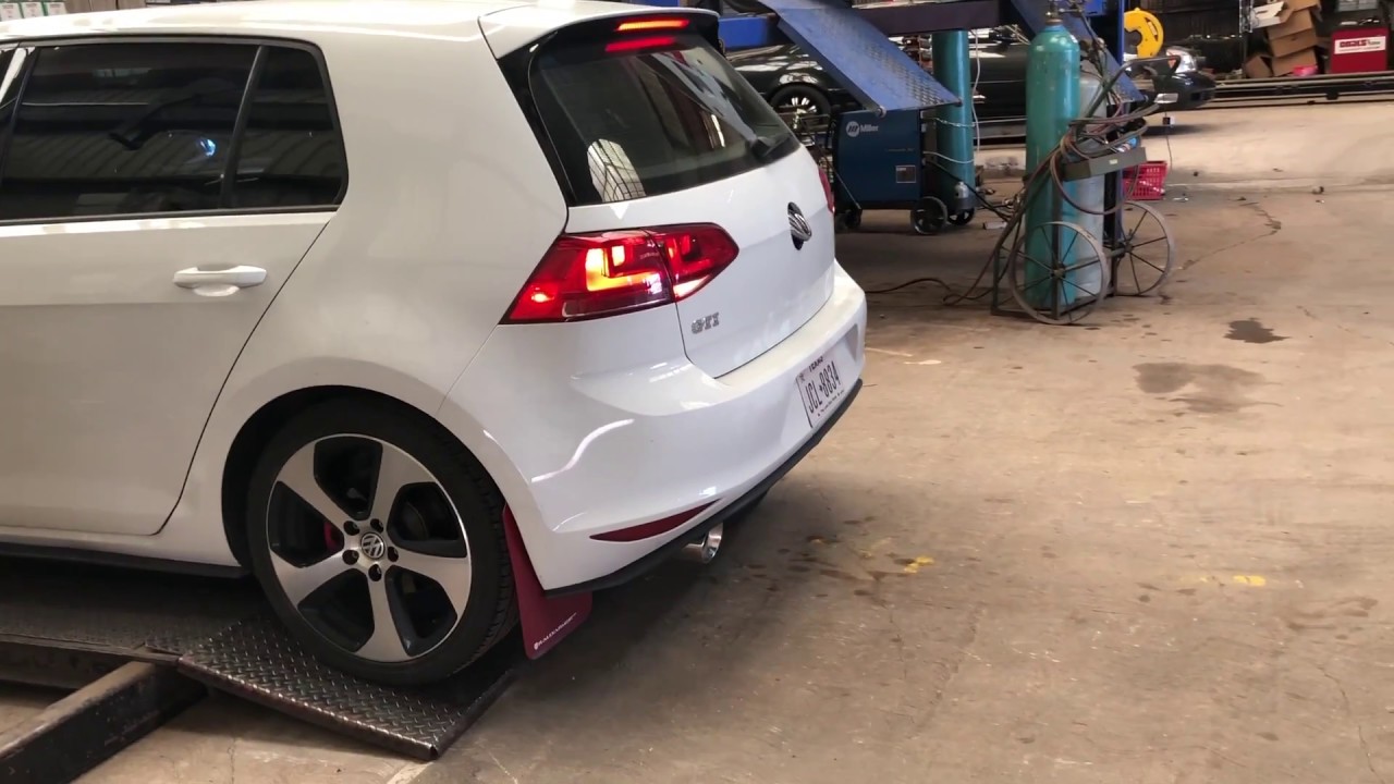MK7 GTI FULL MUFFLER DELETE VIDEO!!