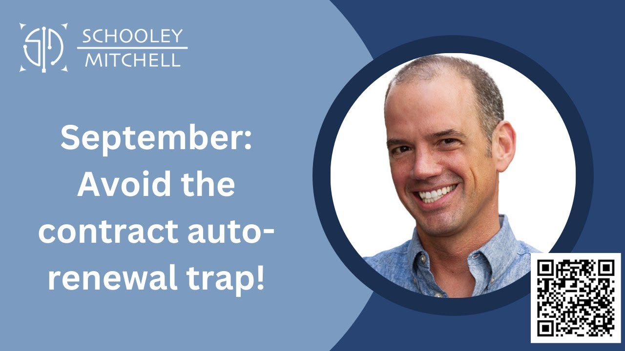 September: Avoid the contract auto-renewal trap!