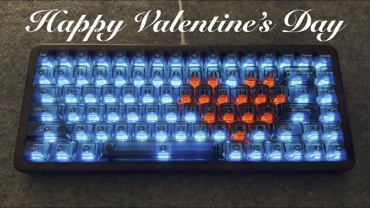 Valentine's Day Special ASMR Mechanical Keyboard