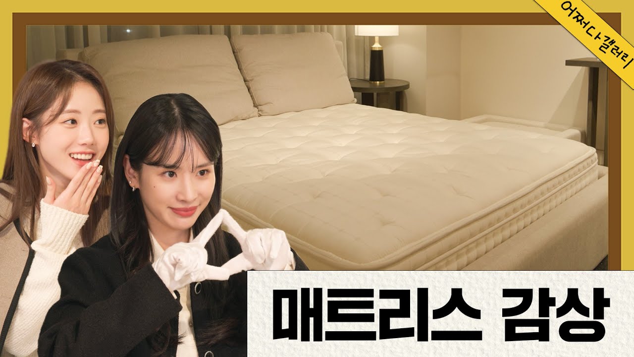 빽빽하고 짱짱한 스프링으로 매트리스씬에 긴장감을 준 마테라소 라인업 공개 | 어쩌다갤러리 SP | ENG SUB