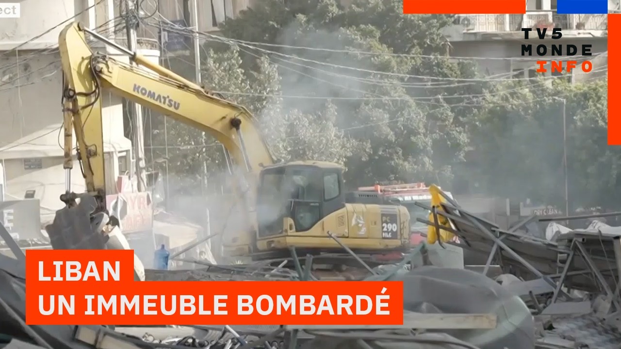 Liban : Un immeuble bombardé fait 12 morts et une quarantaine de blessés