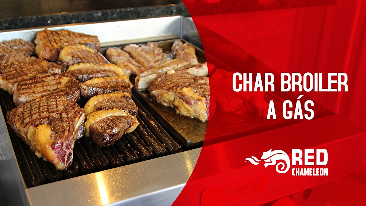 Char Broiler a gás RED Chameleon