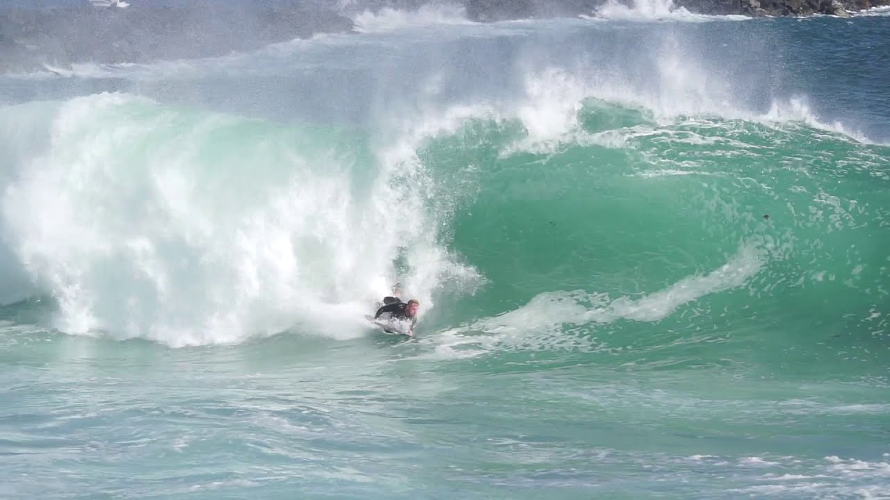 Bodysurfing Legend Kalani Lattanzi and Big Waves - Just Another Day at the Wedge