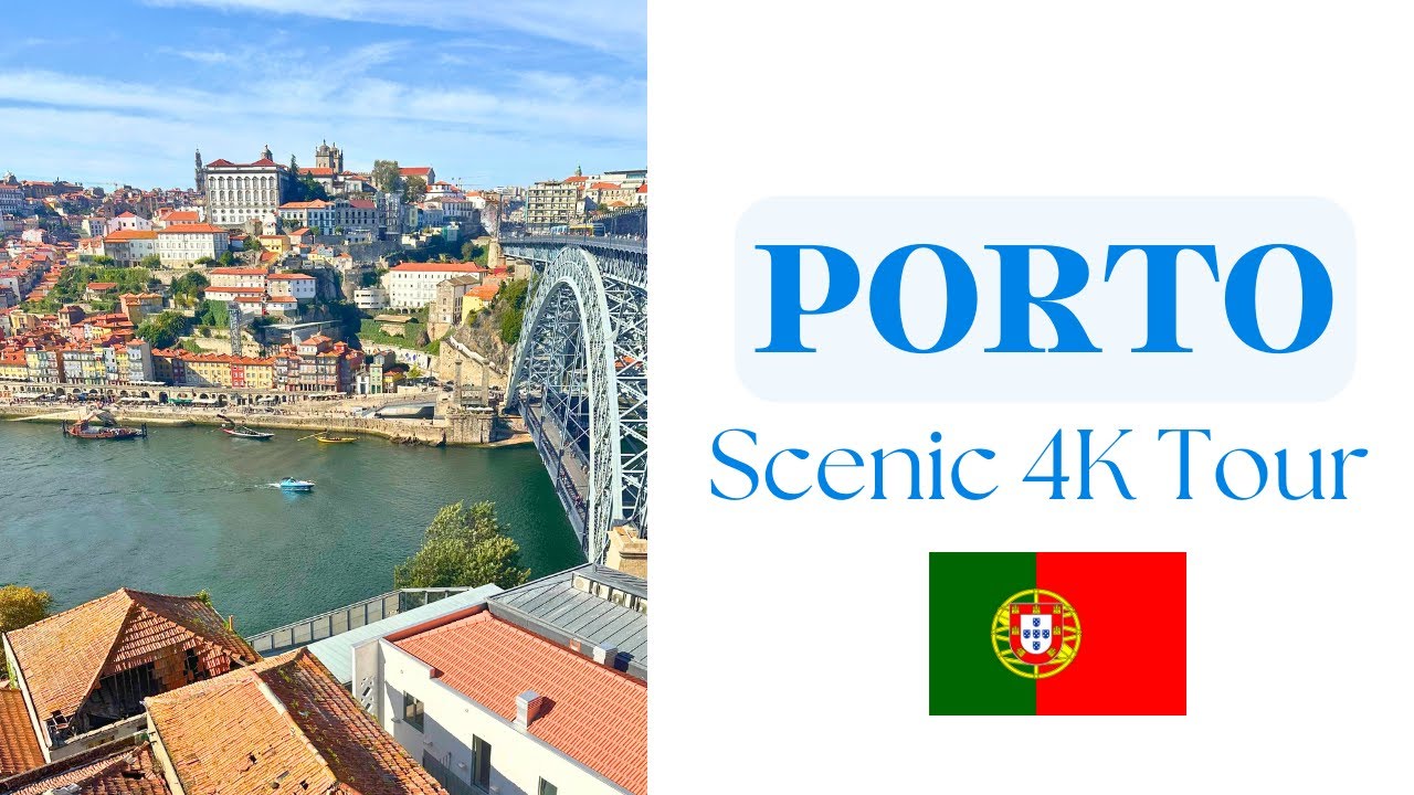 Scenes from Porto, Portugal | 4K HD No-Talk Scenic Tour