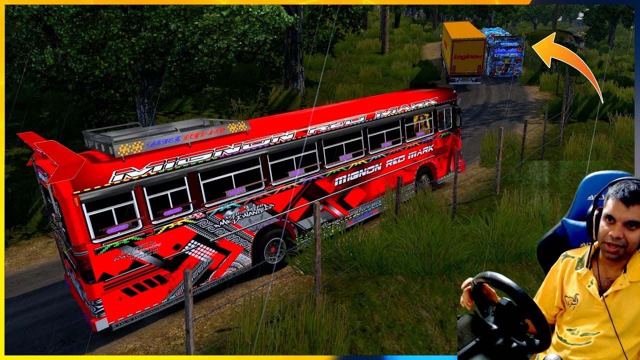 කාගේද වැරැද්ද ? | Ets 2 multiplayer convoy | #ets2 #srilankabus #laahiru_gaming