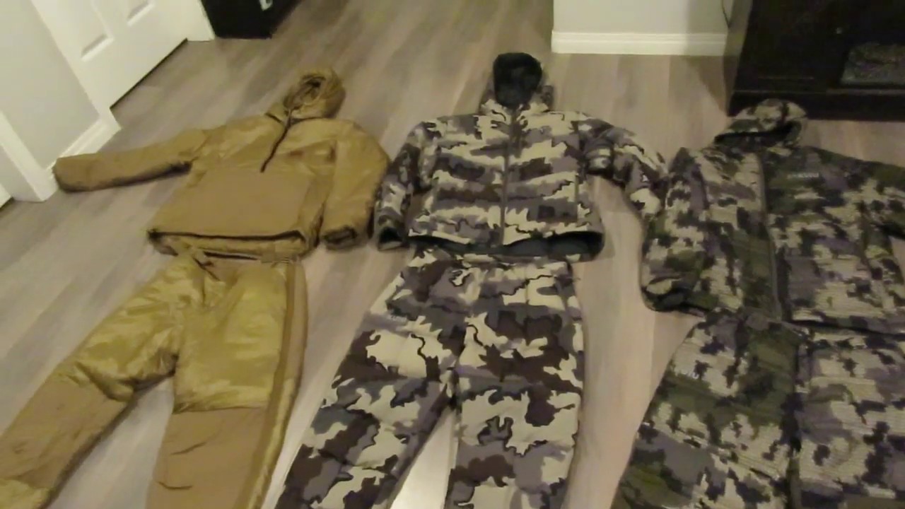 kuiu super down pro - kifaru lost park parka -kuiu ultra