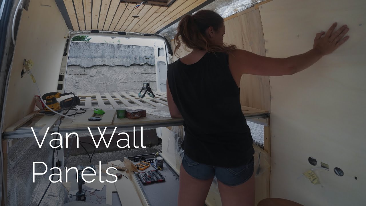 Installing plywood wall panels | Sprinter Van Conversion
