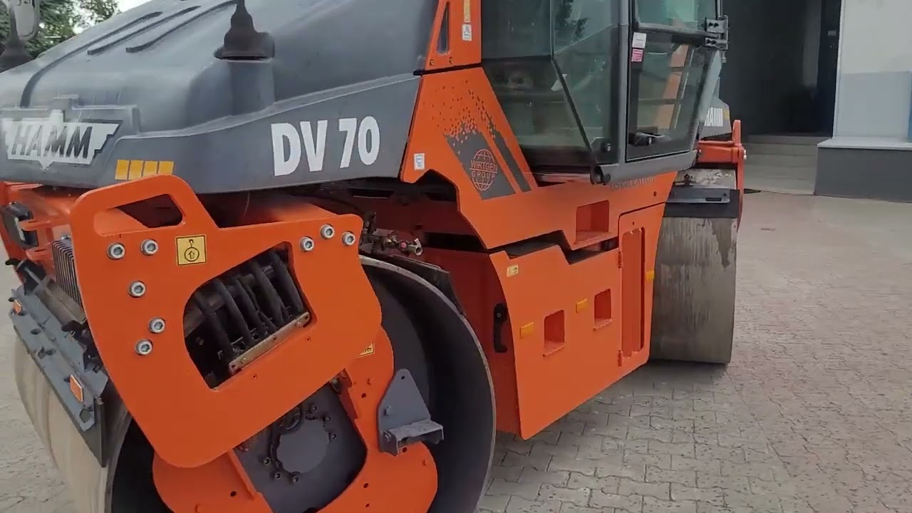 Walec HAMM DV 70 VO - używane maszyny budowlane i drogowe BETOMEX