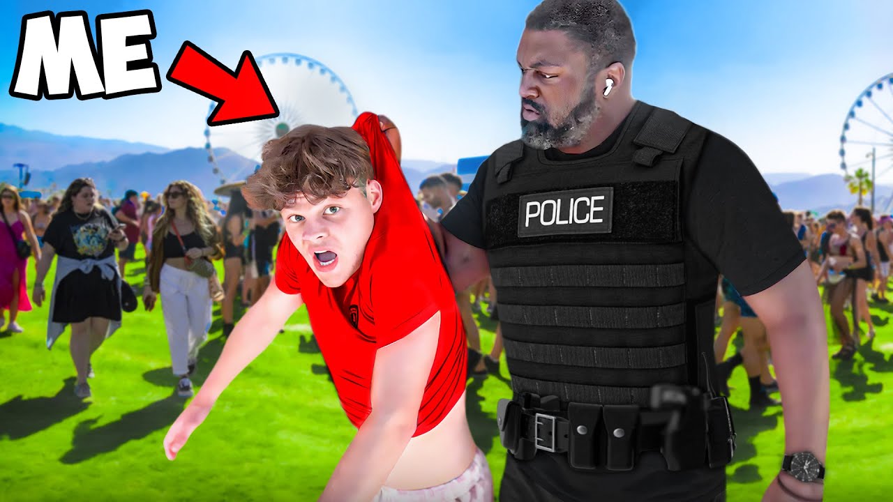 Sneaking In Coachella… (CAUGHT)