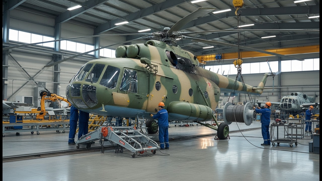 Inside the Factory: Mil Mi-8 Hip Heavy Lift Cargo Hook & Rescue Winch Assembly Process