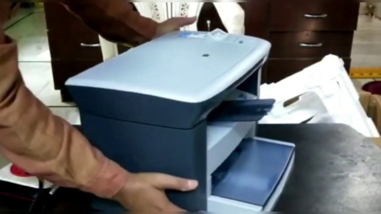 HP M1005 MFP Printer unboxing