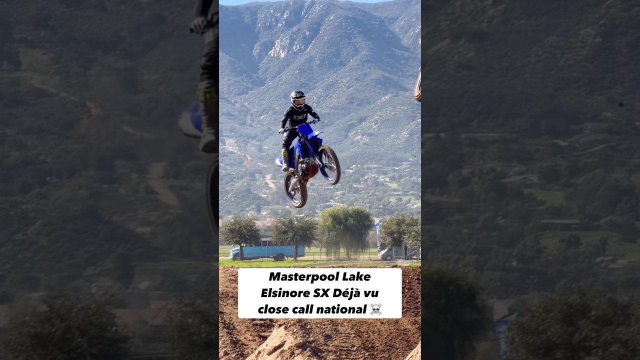 Ty Masterpool Close Call NATIONALS #dirtbike#motocross#racing#fyp#iphone#viral#bike#rider#race#fun