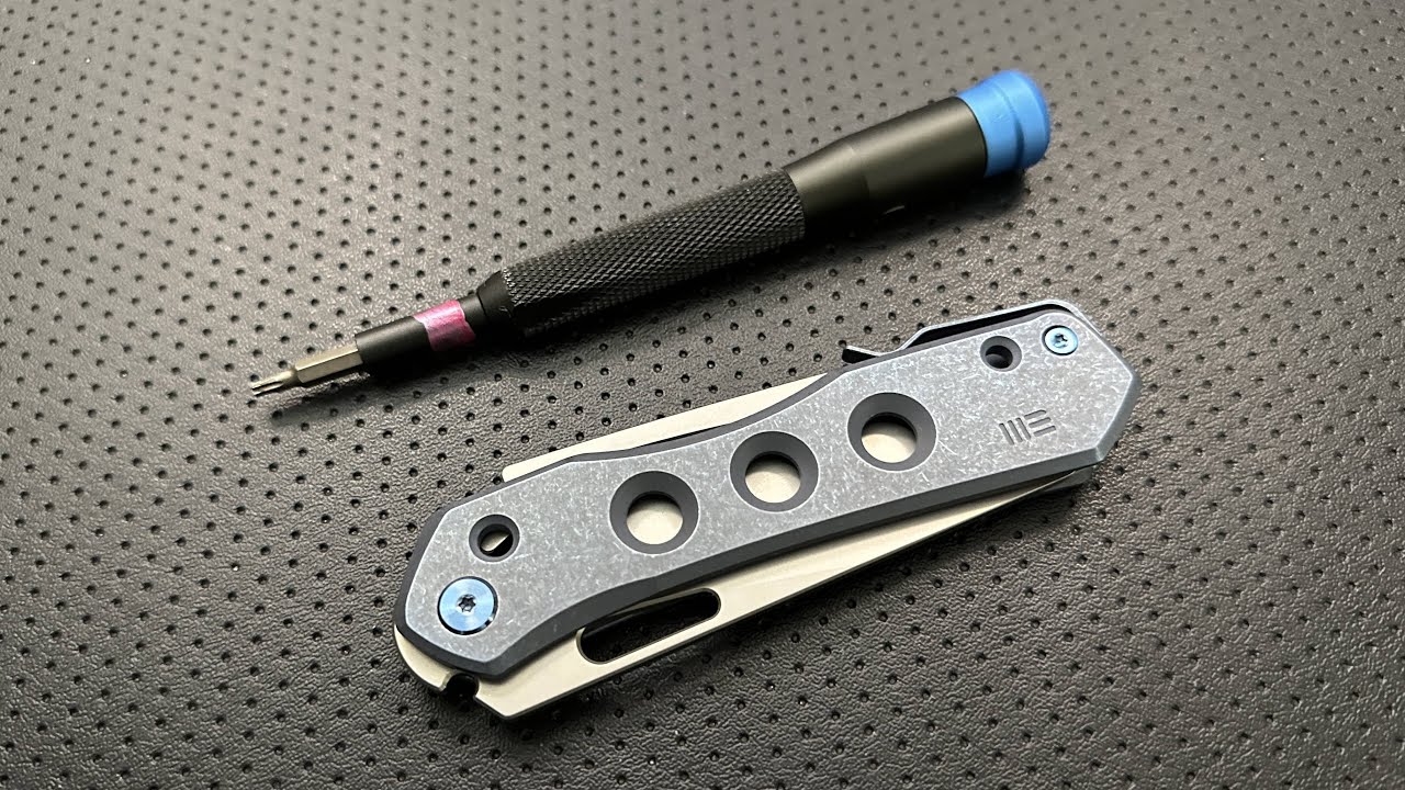 How to disassemble and maintain the WE Knives Vision R