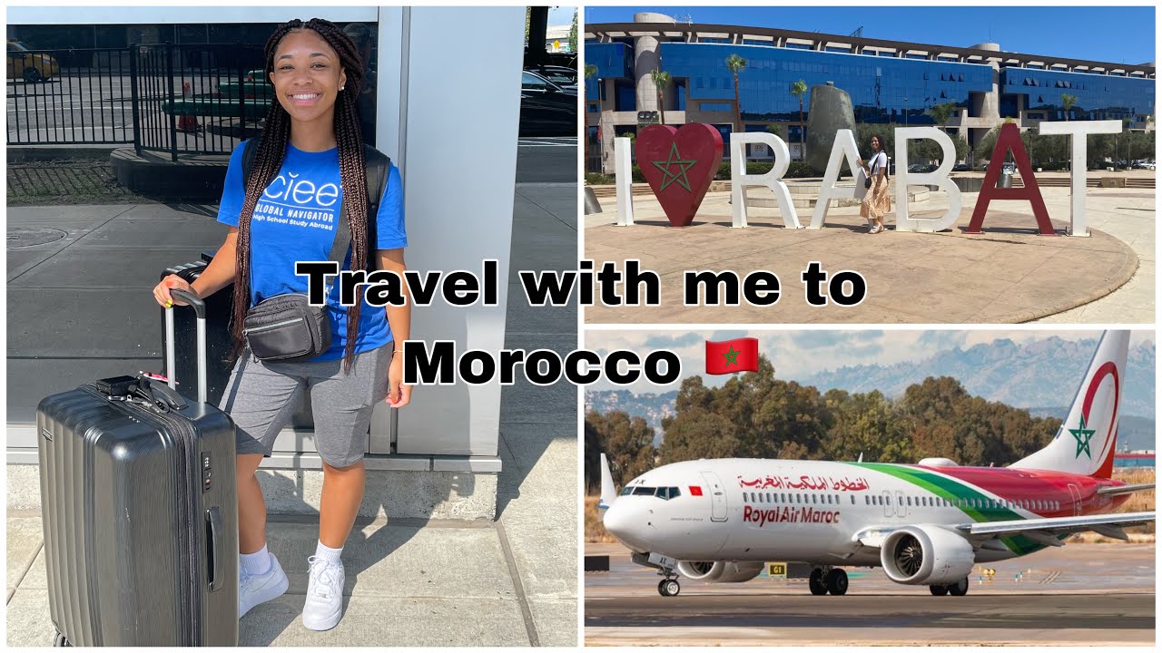 Flying from JFK New York to Casablanca Morocco 🇲🇦: travel with me vlog | Mya Ellis