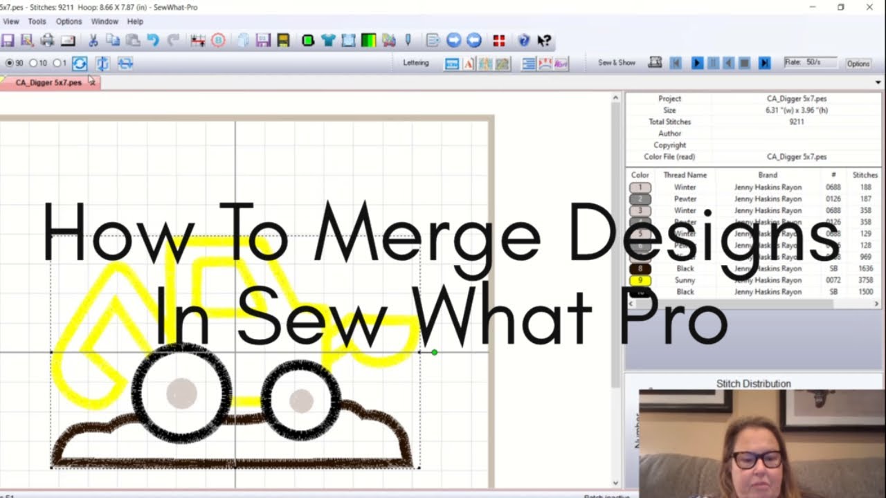 How To Merge Designs Using SEW WHAT PRO Embroidery Software For My Successful Etsy Embroidery Shop