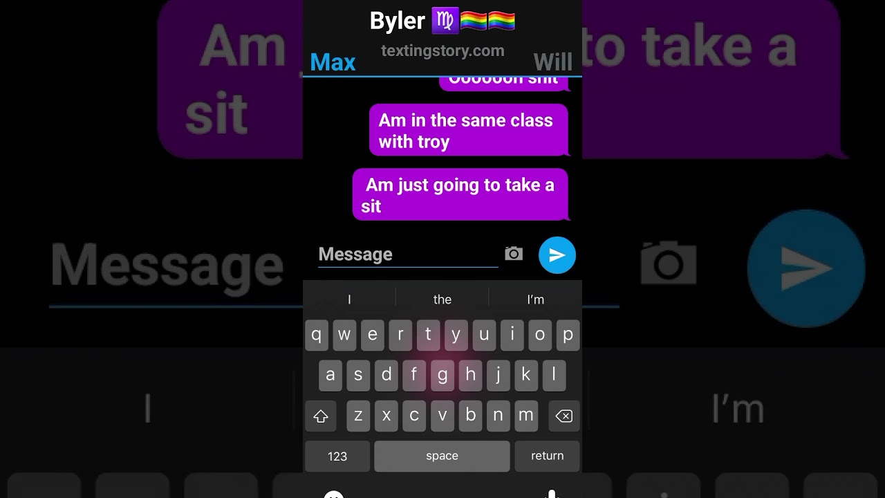 byler texting story/ pt9/no 13 +to day