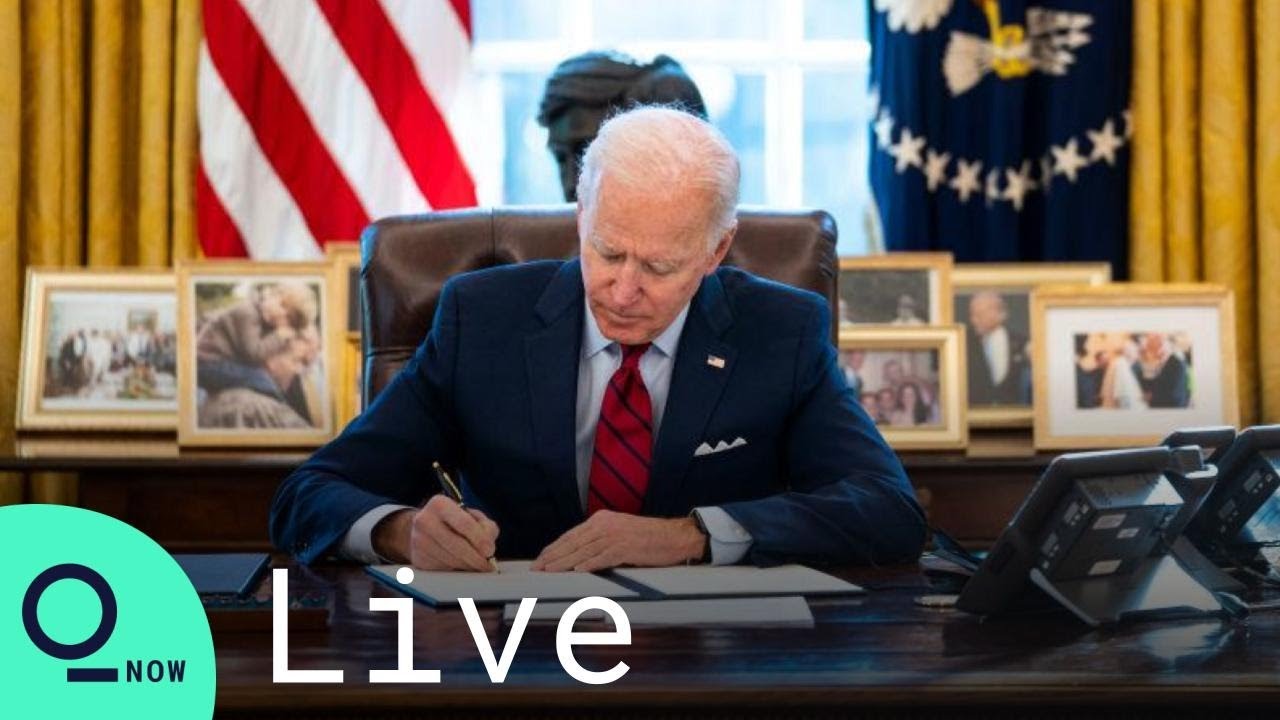 LIVE: Biden Signs the $1.9 Trillion Covid Stimulus Into Law in the Oval Office