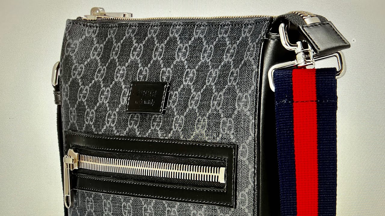 2023 Gucci GG Black Messenger Bag Large