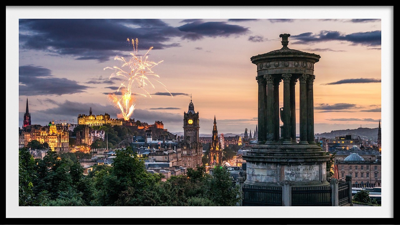Beautiful Edinburgh Wall Art | Calm Scenic Views | Silent Relaxing Visuals